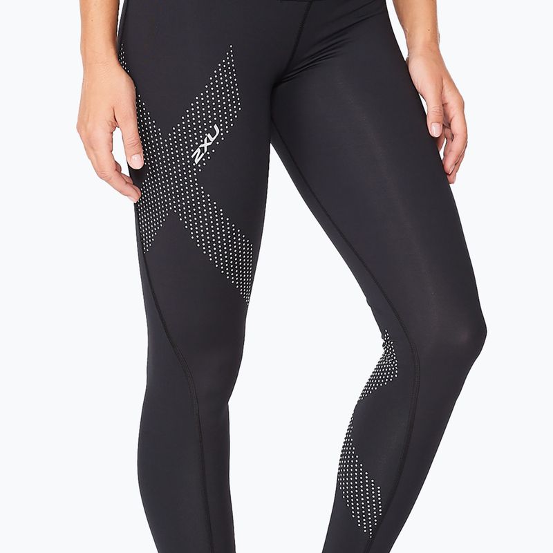 Jambiere de antrenament pentru femei 2XU Force Mid-Rise Compression negru WA2864B 5