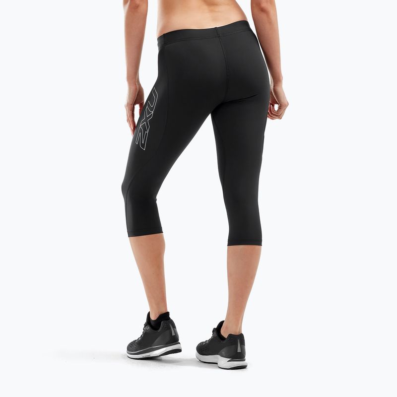 Jambiere de antrenament pentru femei 2XU Core Compression 3/4 negru WA4175B 3