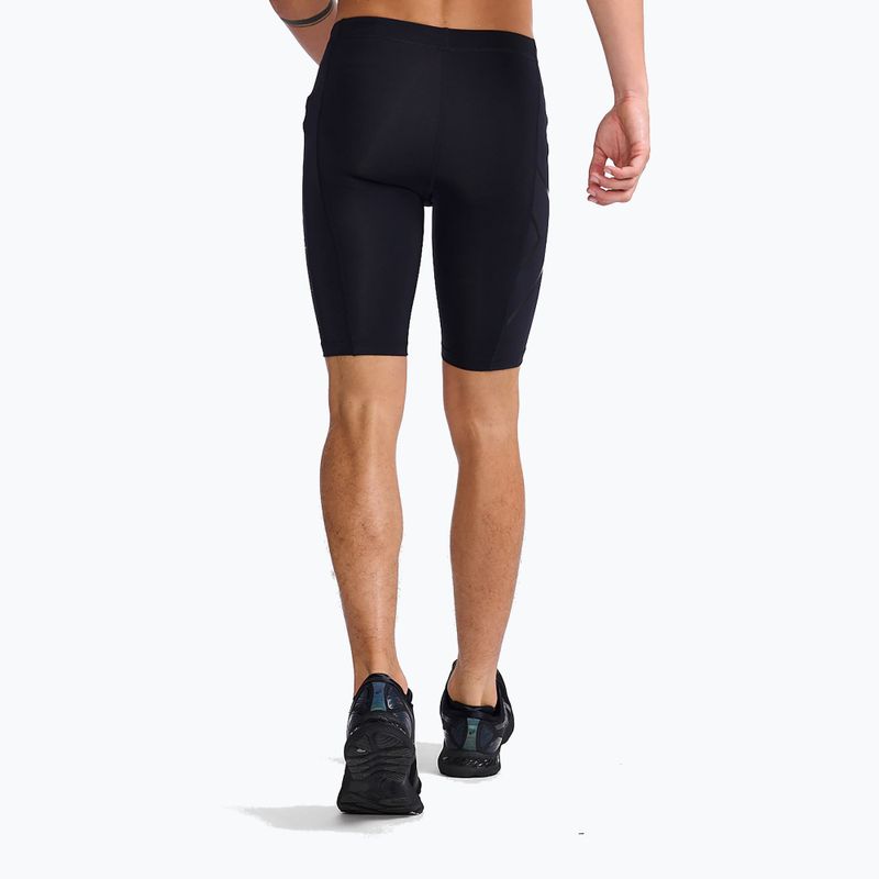 Pantaloni scurți de antrenament 2XU Core Compression pentru bărbați, negru MA3851B 3