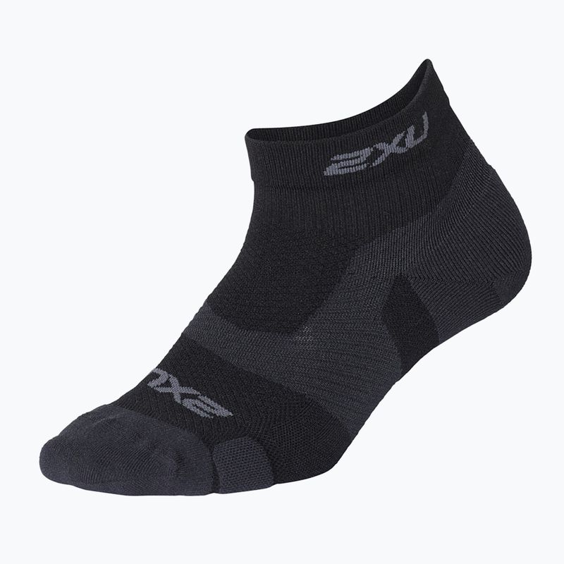 2XU Vectr Lght Cush 1/4 Crew șosete sport negru UA5047E