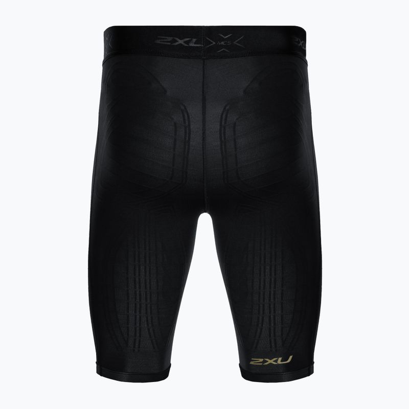 Pantaloni scurți de antrenament 2XU Force Compression pentru bărbați, negru MA5366B 6
