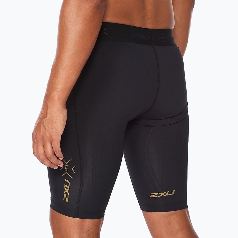 Pantaloni scurți de antrenament 2XU Force Compression pentru bărbați, negru MA5366B 4