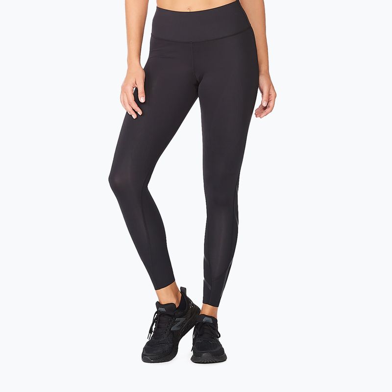 Jambiere de antrenament pentru femei 2XU Force Mid-Rise Compression negru WA5367B 6