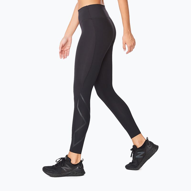 Jambiere de antrenament pentru femei 2XU Force Mid-Rise Compression negru WA5367B 7