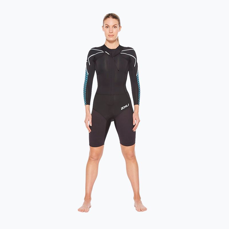 Spumă de înot pentru femei 2XU Swimrun 1 3/2/1.5 mm negru WW5480C