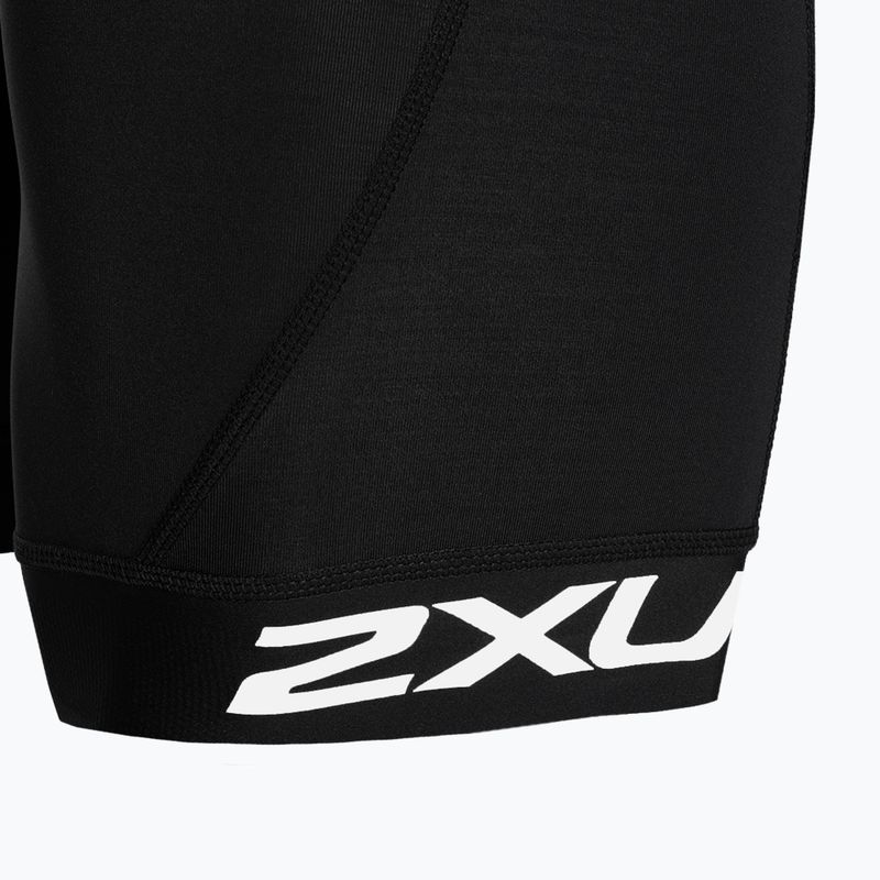 Pantaloni scurți 2XU Core Tri pentru bărbați, negru/alb 8