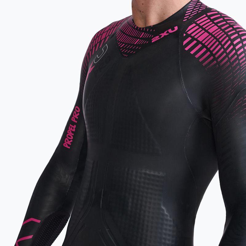 Costum de triatlon pentru bprbați 2XU Propel PRO 3 mm black/punk pink 8