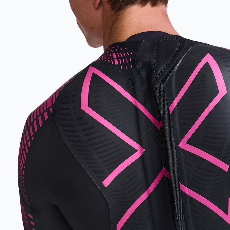 Costum de triatlon pentru bprbați 2XU Propel PRO 3 mm black/punk pink 10