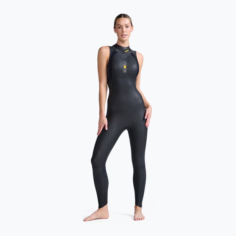 Costum de triatlon pentru femei 2XU Propel:1 negru/ambition WW4995C