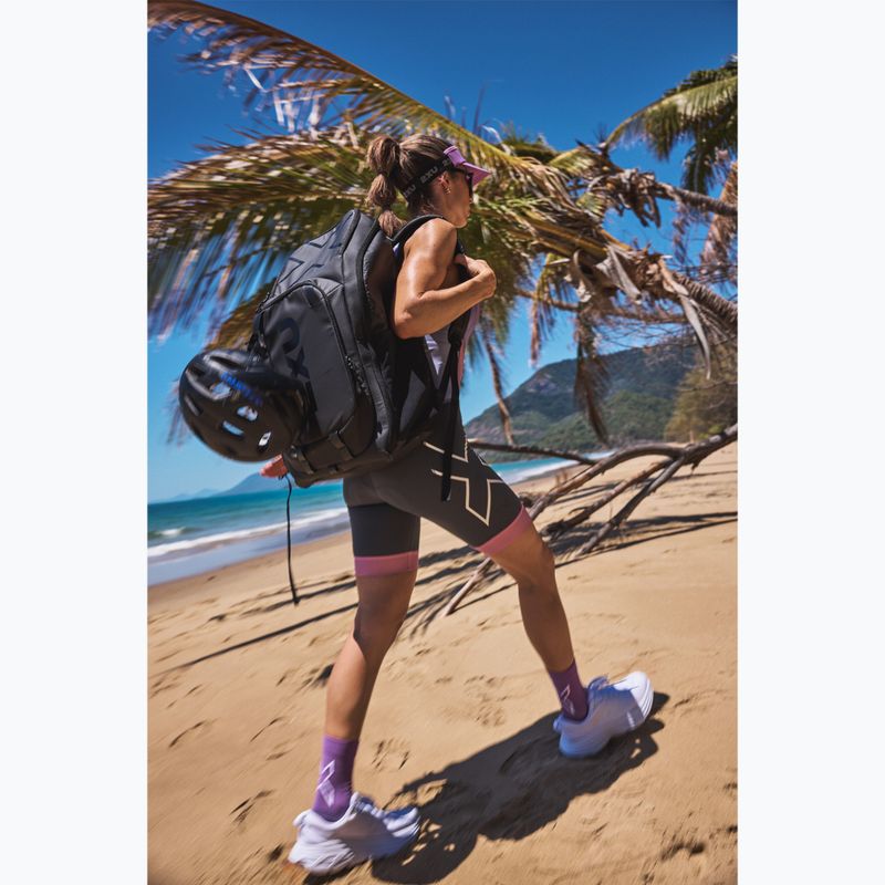 Rucsac de triatlon 2XU Transition 34 l black/aloha 16