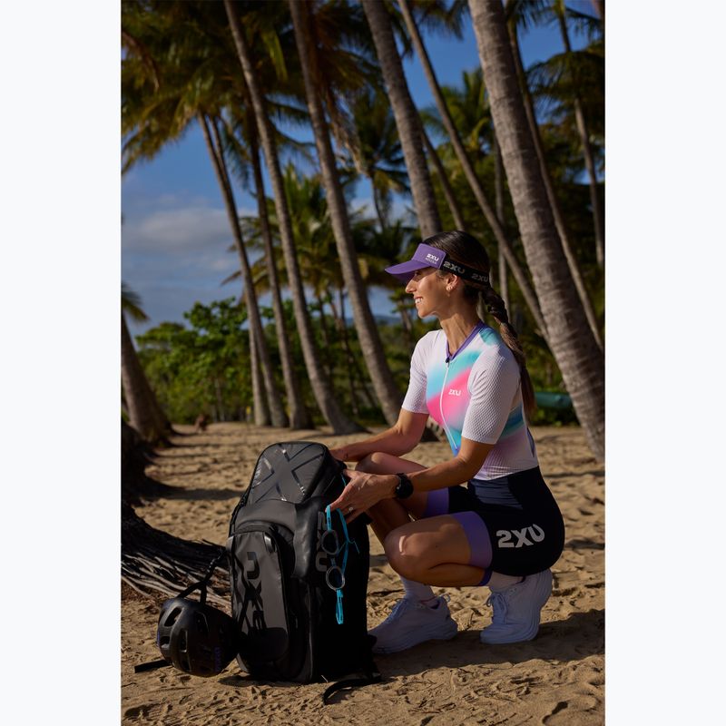 Rucsac de triatlon 2XU Transition 34 l black/aloha 17