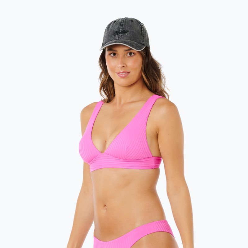 Partea de sus a costumului de baie pentru femei Rip Curl Premium Surf D-Dd Deep V super pink 4