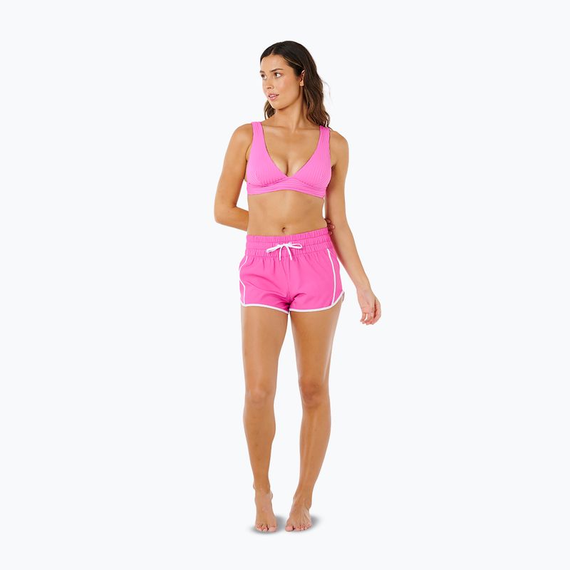 Pantaloni scurți de baie pentru femei Rip Curl High Waist Retro Volley 3" super pink 2