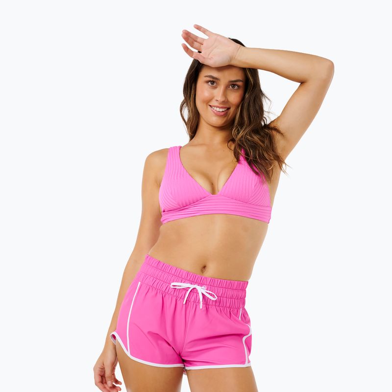 Pantaloni scurți de baie pentru femei Rip Curl High Waist Retro Volley 3" super pink 5