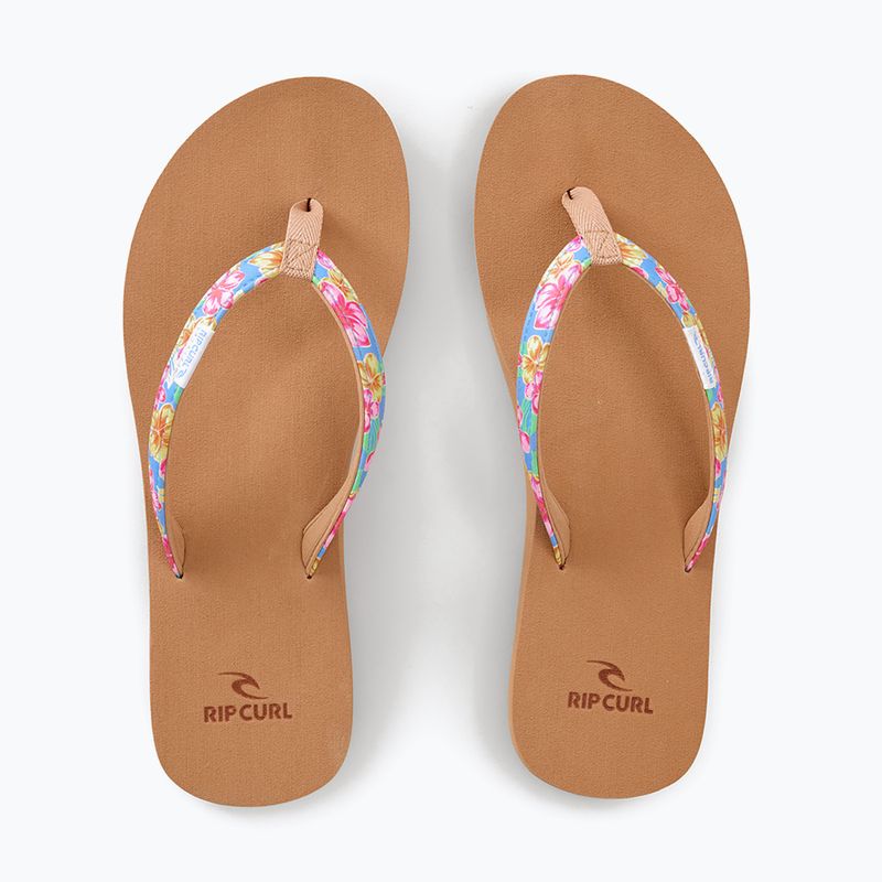 Șlapi pentru femei Rip Curl Freedom Bloom Open Toe cornflower blue 5