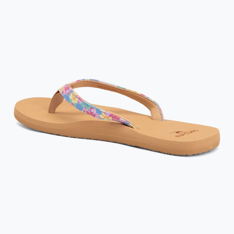 Șlapi pentru femei Rip Curl Freedom Bloom Open Toe cornflower blue 3