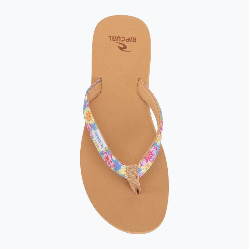 Șlapi pentru femei Rip Curl Freedom Bloom Open Toe cornflower blue 5