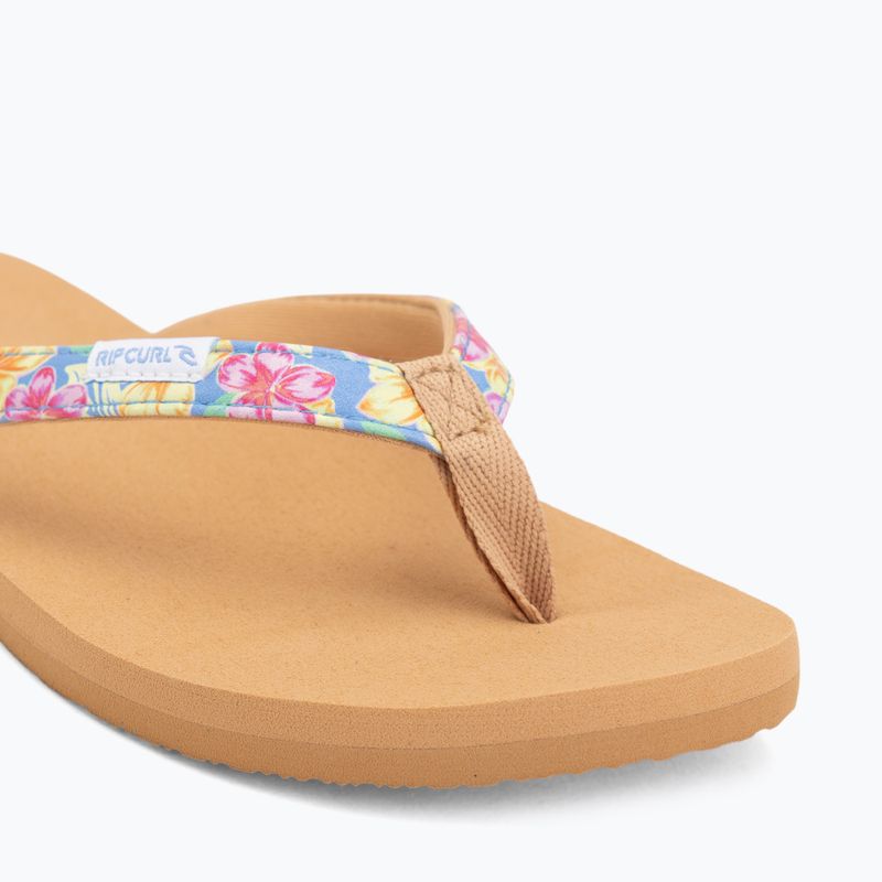 Șlapi pentru femei Rip Curl Freedom Bloom Open Toe cornflower blue 7