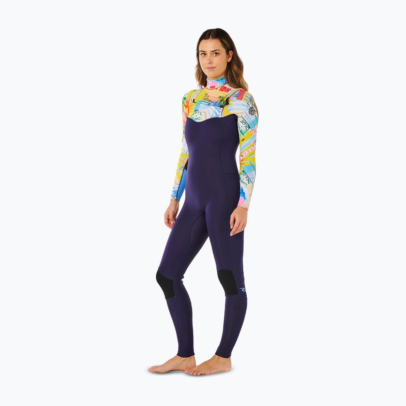 Costum de înot pentru femei Rip Curl Dawn Patrol Pro 3/2 mm Chest Zip multicolor 3