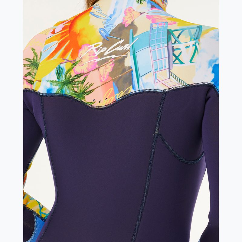 Costum de înot pentru femei Rip Curl Dawn Patrol Pro 3/2 mm Chest Zip multicolor 6