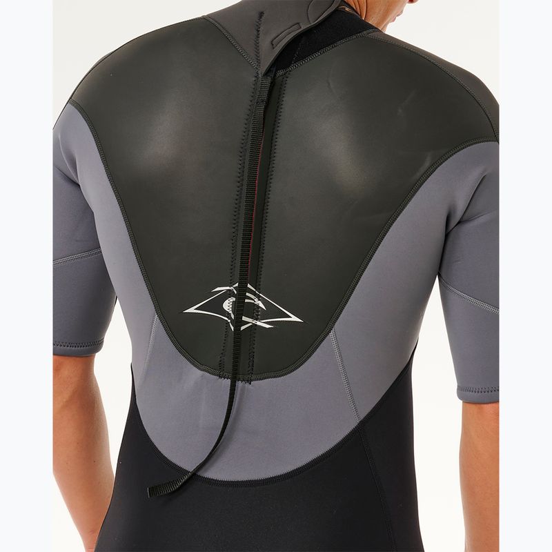 Costum de înot pentru bărbați Rip Curl Omega 2/2 mm Back Zip Springsuit grey 4