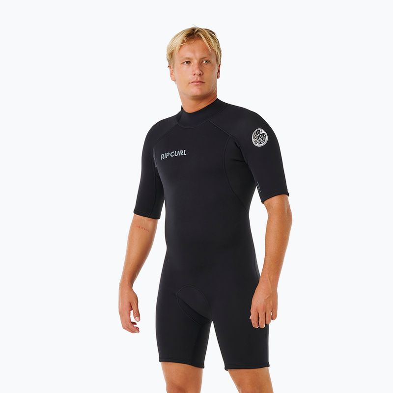 Costum de înot pentru bărbați Rip Curl Trad 2/2 mm Back Zip Springsuit black 3