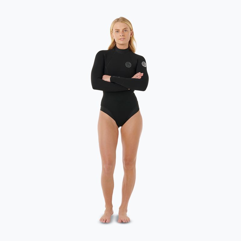 Costum de înot pentru femei Rip Curl Ultimate G-Bomb 2/2 mm Back Zip Springsuit black 2