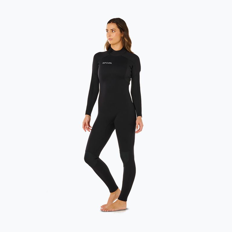 Costum de înot pentru femei Rip Curl Trad 3/2 mm Back Zip black 3