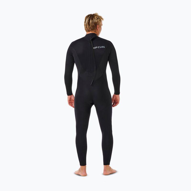 Costum de înot pentru bărbați Rip Curl Trad 4/3 mm Back Zip black 2