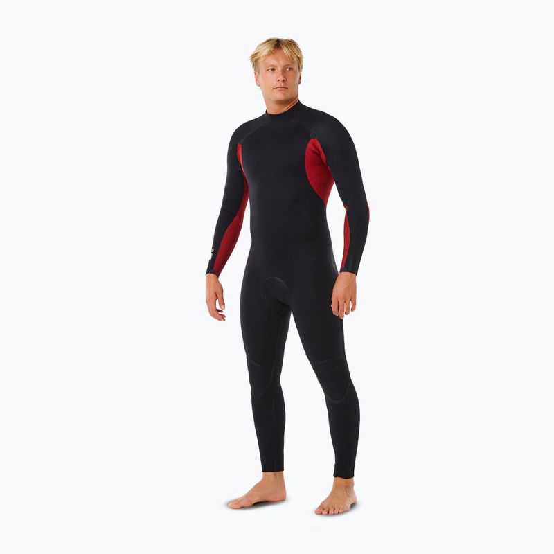 Costum de înot pentru bărbați Rip Curl Trad 4/3 mm Back Zip black 4