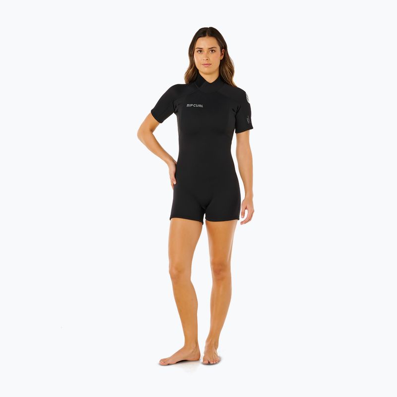 Costum de înot pentru femei Rip Curl Trad 2/2 mm Back Zip Springsuit black 2