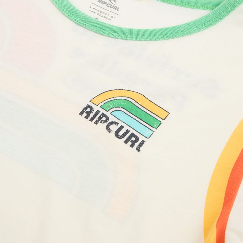 Tricou pentru femei Rip Curl Surf Side Ringer bone 3