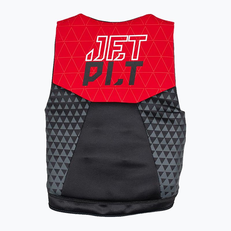 Vestă de siguranță pentru copii Jetpilot Cause Youth Neo red 2