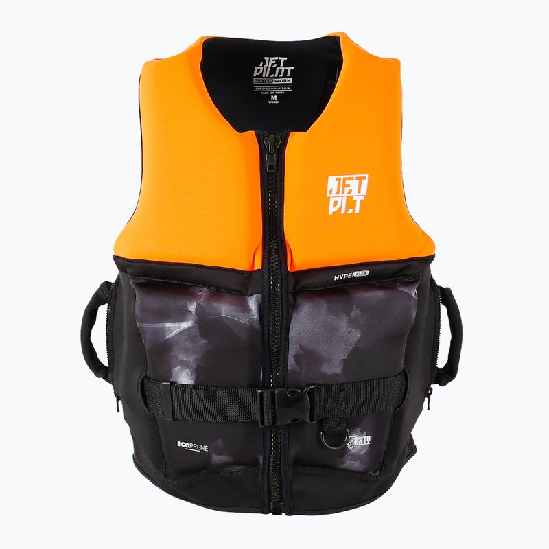 Vestă Jetpilot 3Sxty Hyperflex S-Grip Eco L50 Vest charcoal/orange