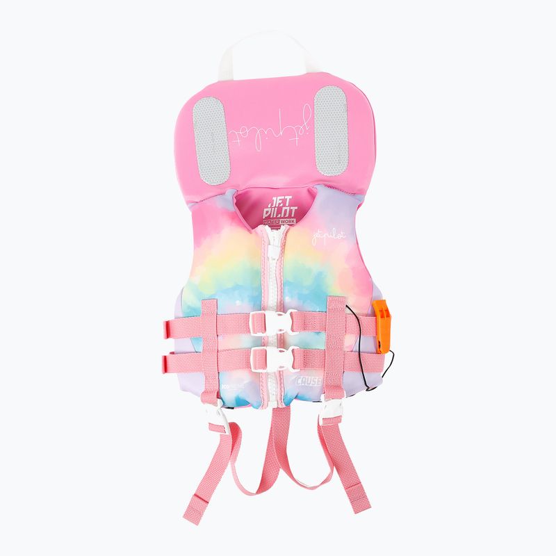 Vestă de siguranță pentru copii Jetpilot The Cause F/E Infant Eco Vest tie dye