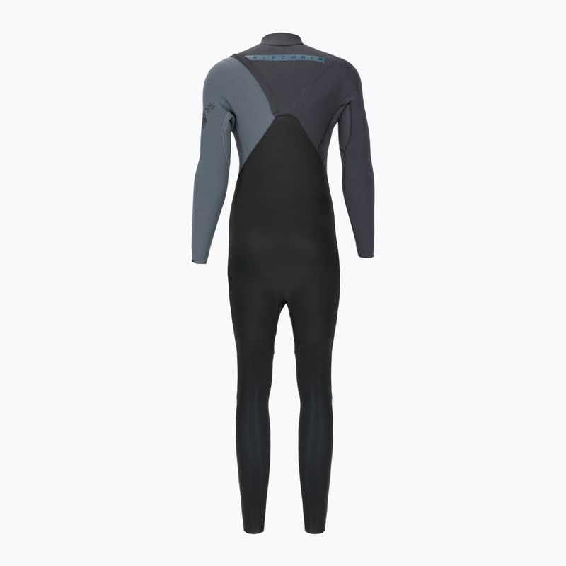 Rip Curl Flashbomb Flashbomb Zip Free 4/3mm spumă de înot pentru bărbați negru WSM8SF 2