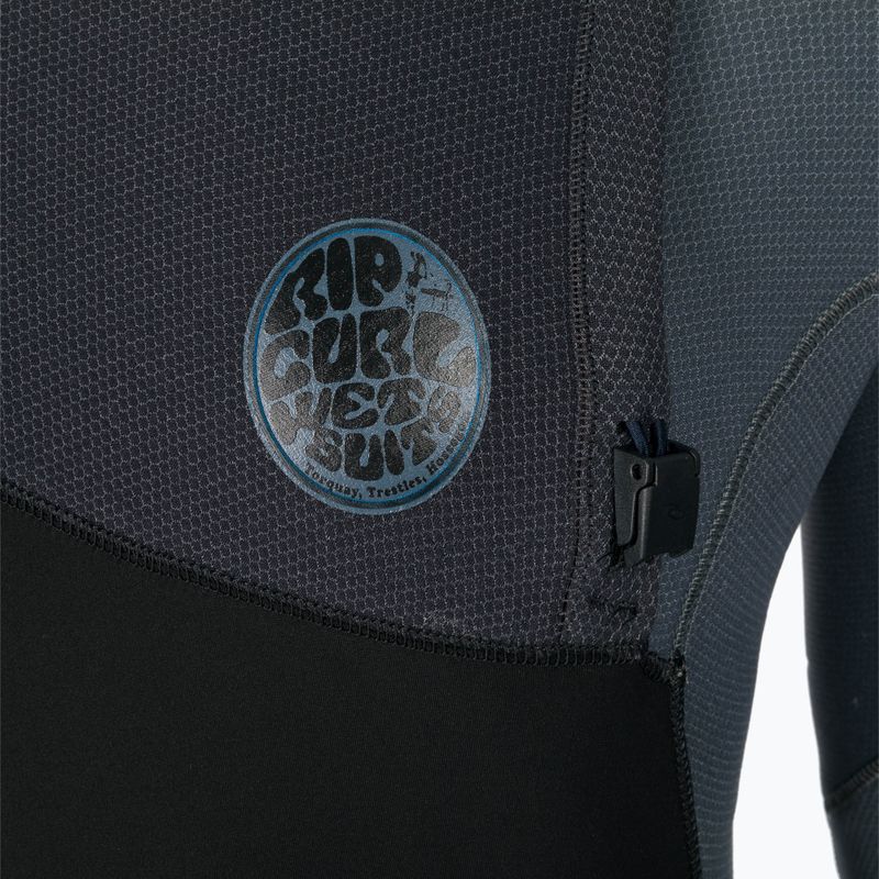Rip Curl Flashbomb Flashbomb Zip Free 4/3mm spumă de înot pentru bărbați negru WSM8SF 3