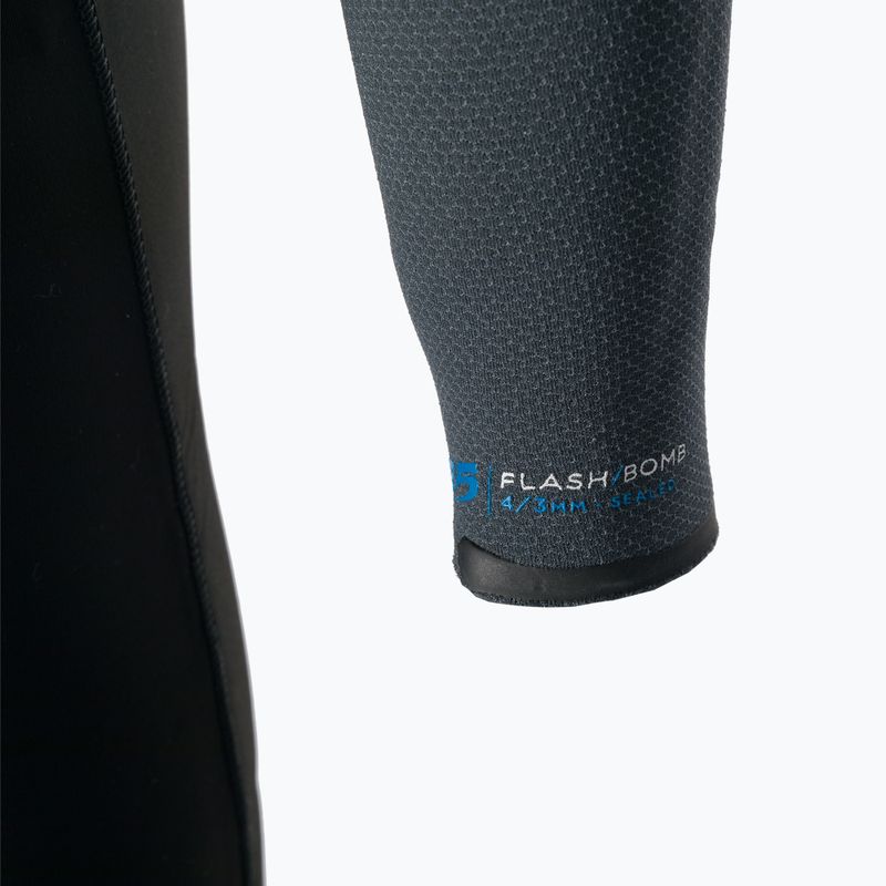 Rip Curl Flashbomb Flashbomb Zip Free 4/3mm spumă de înot pentru bărbați negru WSM8SF 4