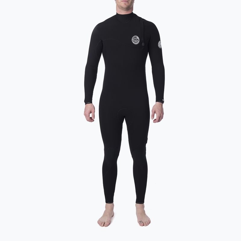 Bărbați Rip Curl E Bomb 4/3mm spumă de înot negru WSM8QE