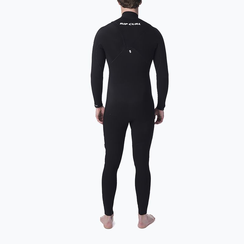 Bărbați Rip Curl E Bomb 4/3mm spumă de înot negru WSM8QE 2
