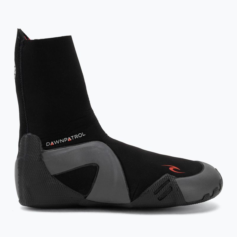 Încălțăminte din neopren pentru bărbați Rip Curl Dawn Patrol 5 mm Round Toe black 2