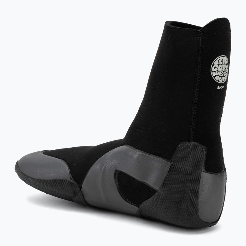 Încălțăminte din neopren pentru bărbați Rip Curl Dawn Patrol 5 mm Round Toe black 3