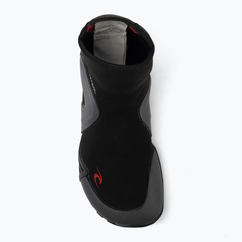 Încălțăminte din neopren pentru bărbați Rip Curl Dawn Patrol 5 mm Round Toe black 6