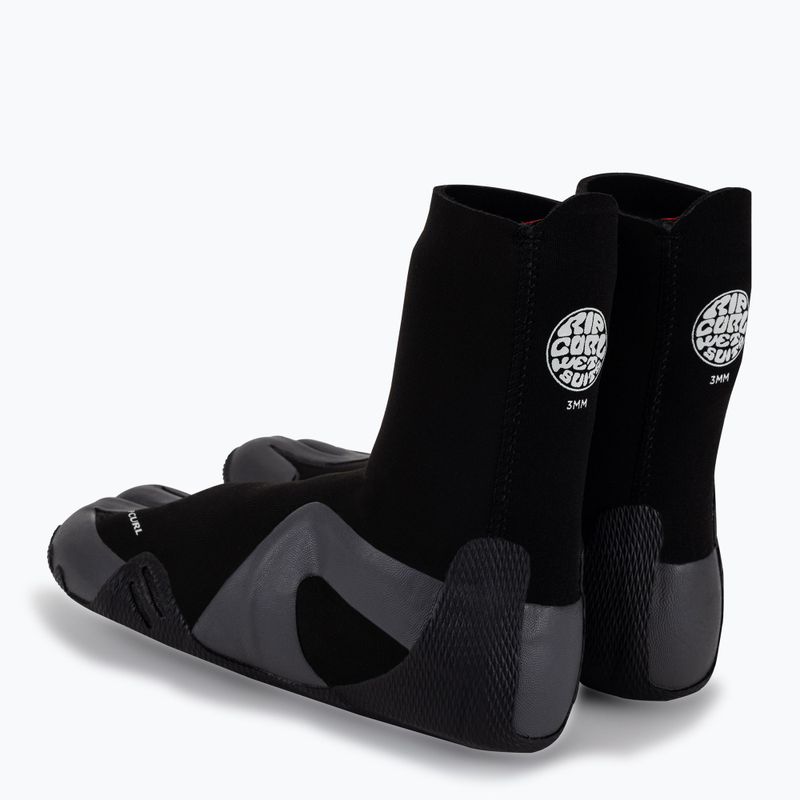 Pantofi de apă pentru bărbați Rip Curl Dawn Patrol 3mm S/Toe 90 negru WBO7AD 3