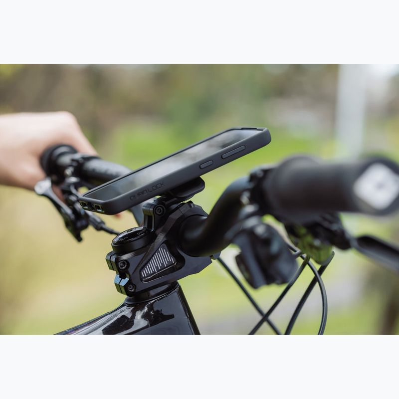 Suport de telefon pentru bicicletă Quad Lock Stem Cap Mount Adjustable black 4