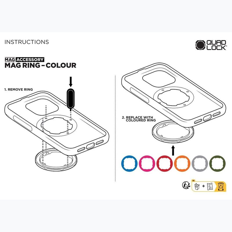 Etui pentru telefon Quad Lock Mag Case Samsung Galaxy S25+ black 2