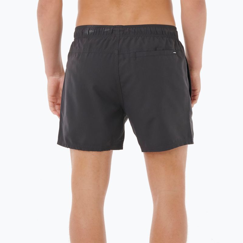Pantaloni scurți de baie Rip Curl Offset Volley pentru bărbați negru CBOLQ4 3