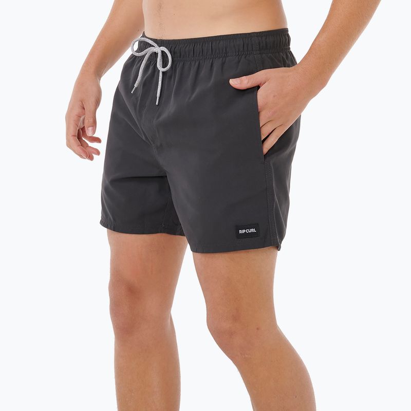 Pantaloni scurți de baie Rip Curl Offset Volley pentru bărbați negru CBOLQ4 5