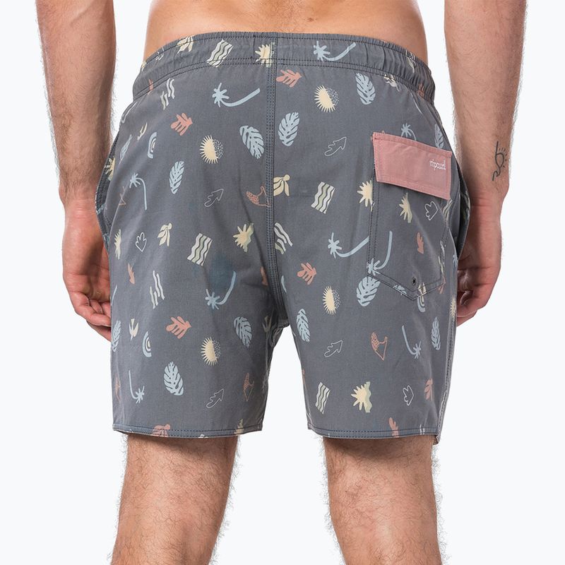 Pantaloni scurți de înot pentru bărbați Rip Curl Seaside 16'' Volley gri CBOMF4 2