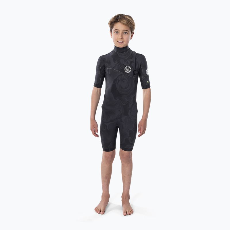 Rip Curl E Bomb 22 Zip Free 2/2 mm Spumă de înot pentru copii Negru WSP8EB